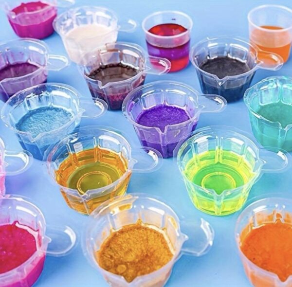 Чашки за смесване на различни цветове 40мл./10броя Инструменти и оборудване Art, Home & Decor 4