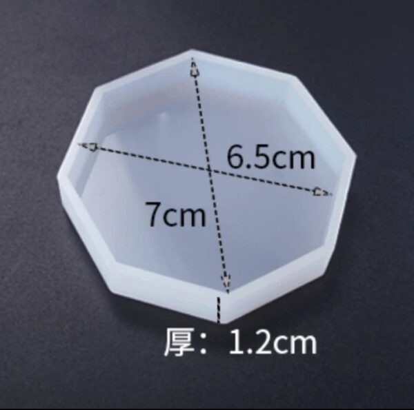 Силикон молд/калъп – шестоъгълник подложка Арт. № 2409112 Молдове и калъпи Art, Home & Decor 2